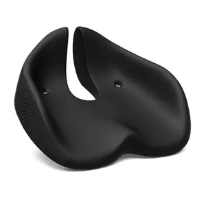 NPET SC040 Premium Pressure Relief Seat Cushion – Extra-Dense Memory Foam for Office, Car, Wheelchair – Hip, Tailbone & Sciatica Pain Relief (Black)