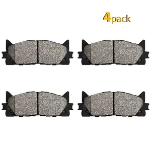 GARVEE 4Pcs Premium Ceramic Rear Brake Pads for 2007 2008 2009-2018 Wrangler,2018 Wrangler JK,2007-2011 Dodge Nitro,2007-2011 Liberty