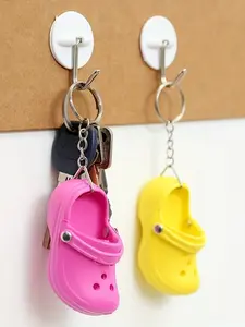 Cute Mini Eva Shoe Keychain, Bag Charm, Car Decoration, Key Ring Pendant, Shoe Ornament, Slipper Accessory, Backpack Hanging Decor