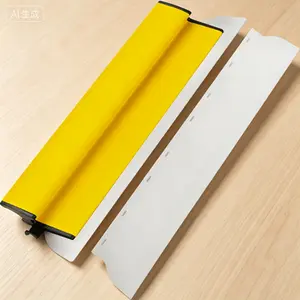 Professional Drywall Finishing Tool, Stainless Steel Skimming Blade for Wall Leveling and Smoothing, 32 Inch Drywall Knife with Extra Blade Insert, Heavy Duty Taping Blade for Joint Compound Application, Reusable and Corrosion Resistant