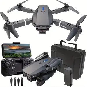 Beginner Friendly Drone, Remote-controlled Drone Model (including Battery): E88, E99, And S2, E99 Non Camera Version with Foldable Design. E88 And E99 Have Different Model Options, While S2 Is Equipped with An Upgraded Brushless Motor. Equipped with
