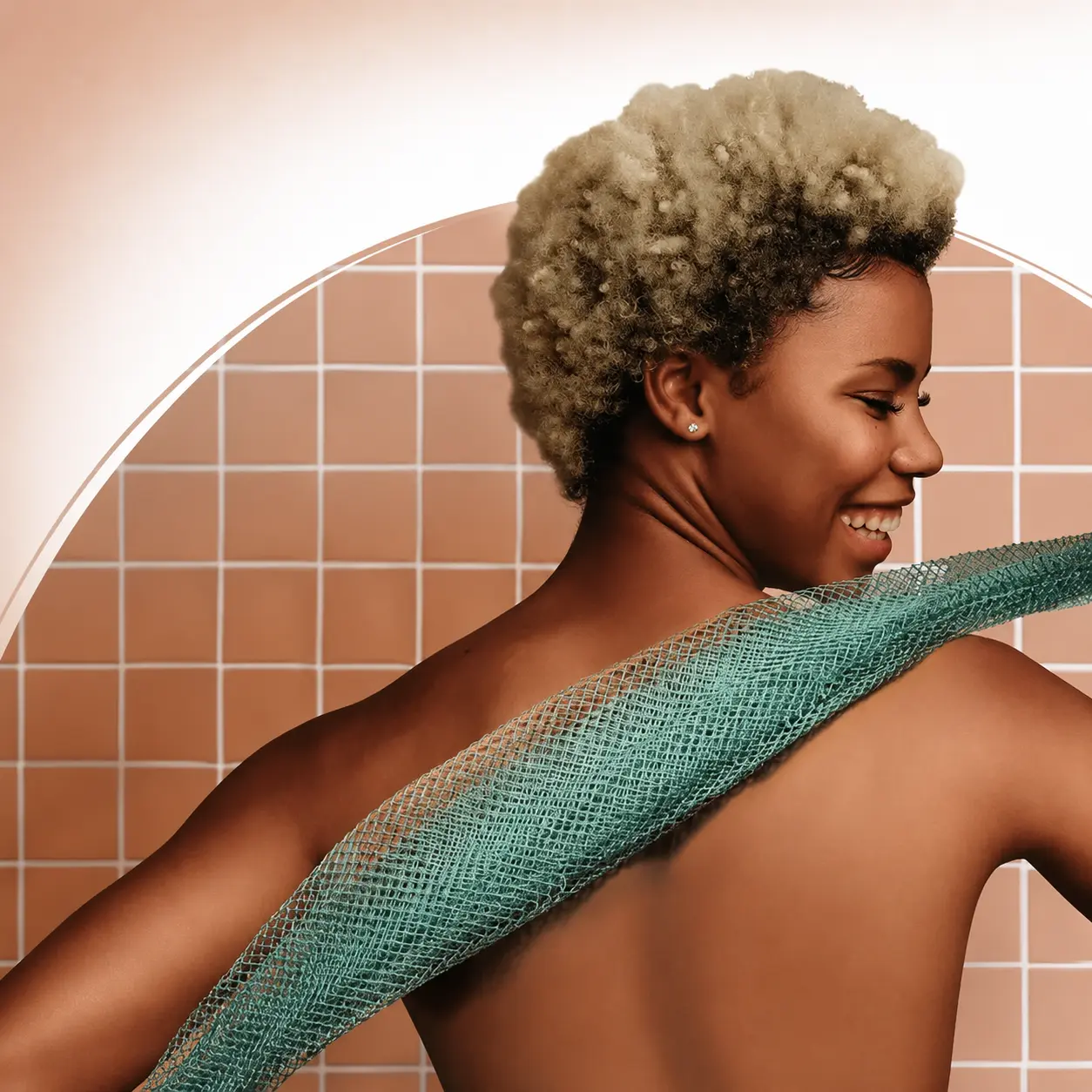 African Net Sponge Set, True Sapo Sponge with Handle, African Exfoliating Bath Cloth, Skin Care Shower Tool, Exfoliating Mesh Sponge, Body Scrubber, Exfoliating Net Sponges