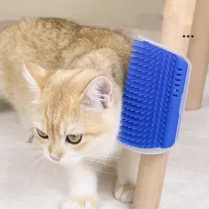 Cat Corner Scratching Post, Self-Grooming Cat Toy, Wall-Mounted Pet Groomer, Durable & Safe Design, Perfect for Indoor Cats