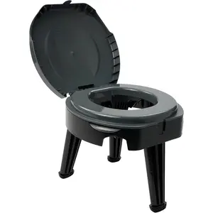 Reliance Products Folding Portable Camping Toilet |   300 Pound Capacity |   Compact & Lightweight