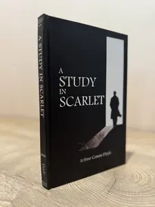 A Study in Scarlet by Sir Arthur Conan Doyle - Black Spine Book Collection