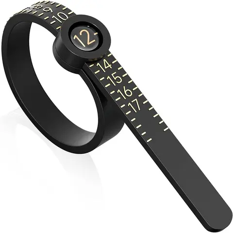 Ring Size Measuring Tape with Magnifier, Soft Ruler for Accurate Measurement, Jewelry Sizing Tool, Us Code Precision Scale, Gauge