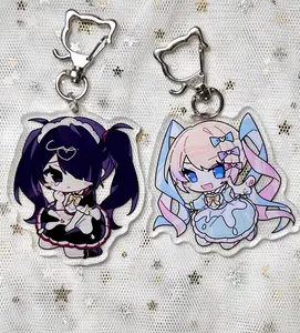 NEEDY GIRL OVERDOSE cake outfit acrylic keychainsAme Chan & Kangel