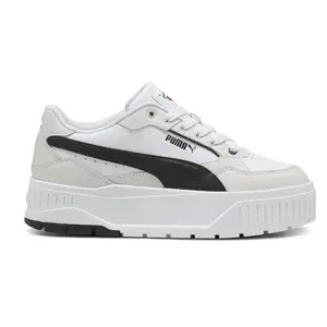 PUMA Womens Karmen Ii Idol Lace Up Sneakers Shoes Casual - White