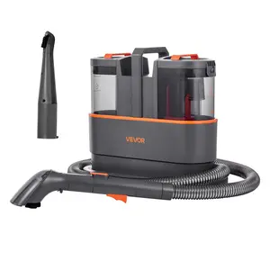 Summervibes Portable Carpet Cleaner Machine - 50.72 oz Water Tank, 27.05 oz Dirty Water Tank, 11.5Kpa Cordless Handheld Vacuum, Lightweight Vacuum, Home Upholstery Shampooer & Furniture Extractor for Rug, Couch, Portable Vacuum Cleaner