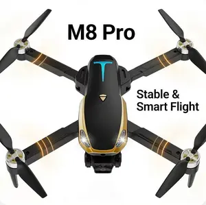 Aerial Drone M8 Pro 2026 - GPS Positioning, 4K UHD EISCamera, 5G WiFi FPV, Brushless Motors, Optical Flow Hover,Intelligent Obstacle Avoidance, Auto Return, 360° Stunt Roll,Two Batteries