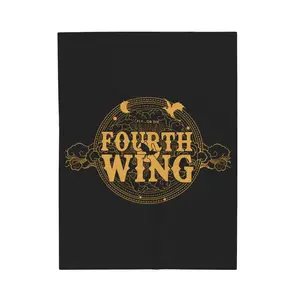 Fourth Wing Blanket The Empyrean Blanket Basgiath War College Blanket Dragon Rider Blanket Fourth Wing Merch Rebecca Yarros Blanket