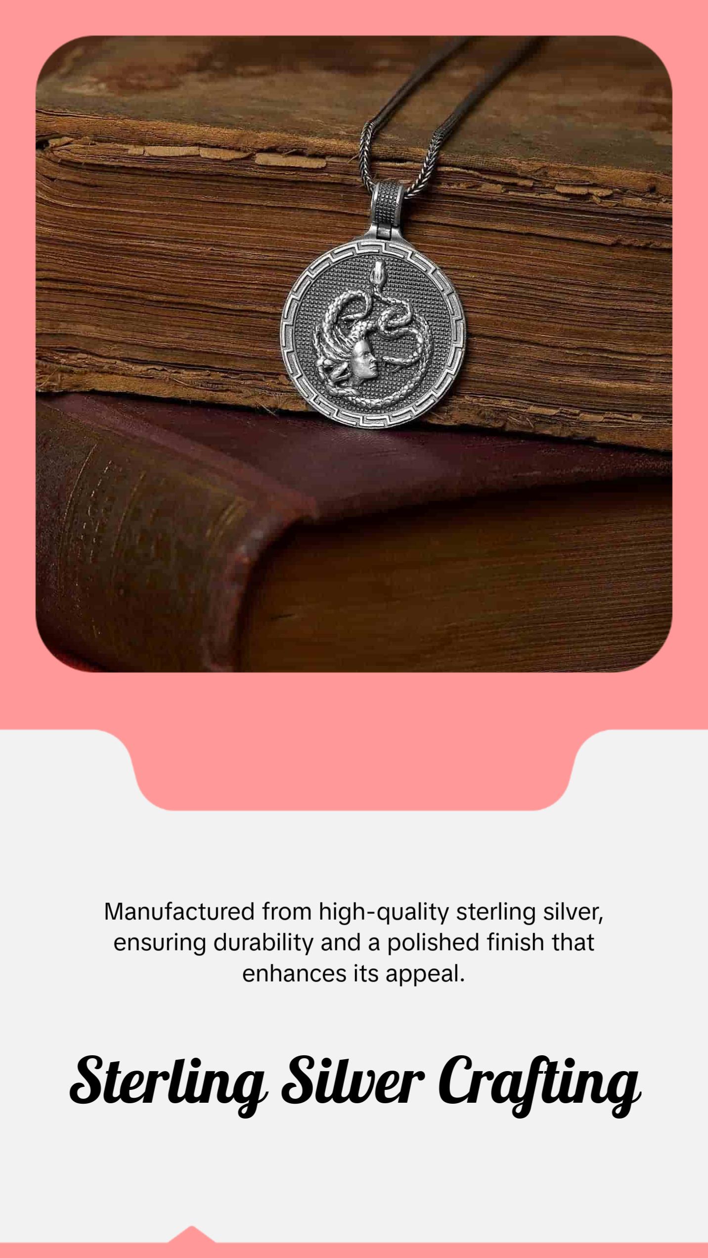 Medusa Snakes Necklace