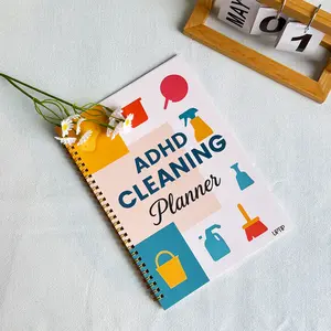 2026 ADHD Cleaning Planner & Declutter Workbook for Adults – Daily, Weekly, Monthly & Seasonal Cleaning Checklists with Reward System, Time Blocking, Habit Tracker & Home Organization Routine