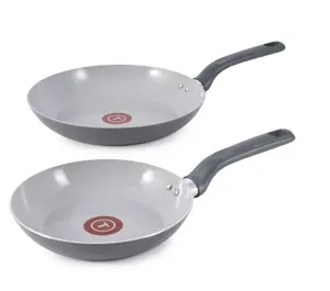 T-fal 8 and 10.5" Easy Care Ceramic Nonstick Frypan, Set of 2
