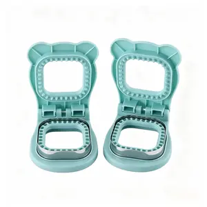 Sandwich Cutter Set of 2, Sandwich Sealer and Cutter, Square Shape, Light Blue, Perfect for Easy Cutting and Sealing