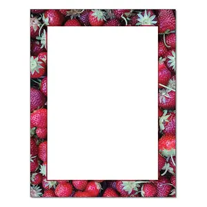 Strawberry Basket Letterhead Laser & Inkjet Printer Paper - 8.5" x 11" - 25 Sheets (OLH290)