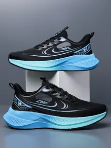 Men's Breathable Running Trainers, Comfortable Design, Wide Sport Shoes with Rubber Sole, Durable, Suitable for Tennis and Running Lovers, Running Athletic Shoes, Workout Sneakers