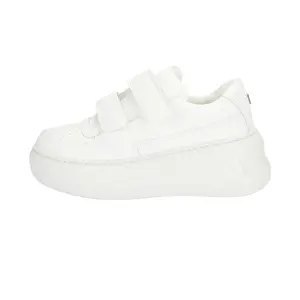 Acne Studios Velcro Leather Round-Toe Lace-Up 4cm Low-Top Casual Shoes Unisex White Trending Shoes, House White Official Shoes to Get / Maison Mihara Verifiable, with credentials and supporting global authentication