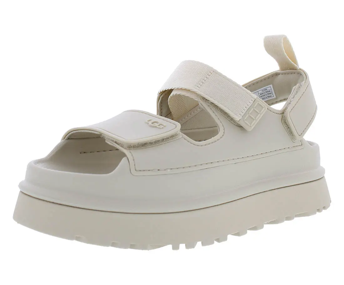 UGG Goldenglow Women's Platform Sandals, Chunky Lightweight Walking Shoes for Summer Outdoor Casual Wear, Footwear, No