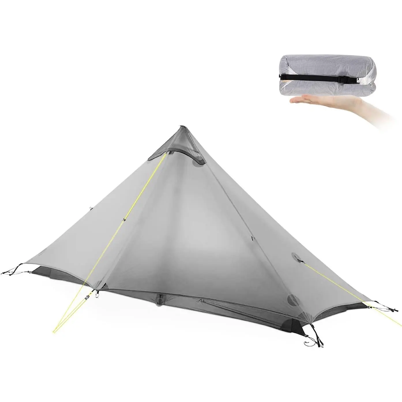 Ltralight Tent 3 Season Backpacking Tent 1 Person/2 Person Camping Tent, Outdoor Lightweight Lanshan Camping Tent Shelter, Perfect for Camping, Hiking, Climbing, Hiking