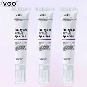VGO Pro - Xylane Active Eye Cream,With Pro - Xylane and Hyaluronic Acid, for Moisturizing, Elasticity - enhancing and Eye - bag Improving, 15g, Suitable for All Skin Types lipid Hydrating under pin  Radiant Repairing Dark Circle Cream