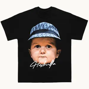 Limited King Hasbulla T-Shirt, 90s Graphic Tee, Unisex Heavy Cotton Tee, For Men, For Women, Street Style, Many Colors Size S To XL, Tiktok Shop, senior 2024 outfits Menswear Top Streetwear