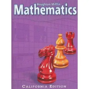 USED Book - Houghton Mifflin Mathmatics California: Student Edition Level 5 2002 by HOUGHTON MIFFLIN (Hardcover) - english