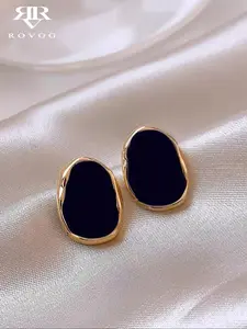 Women's Asymmetric Stud Earrings, Elegant Vintage Design, Daily Casual Wear, Unique Classic Style, All-Season Accessory, Elegant Minimalist Earrings