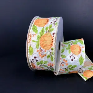 1.5"x10yd Floral Ribbon