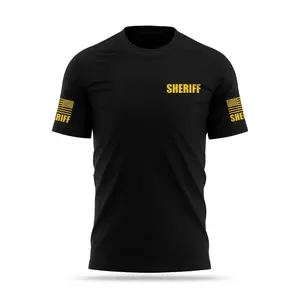 [SHERIFF] Cotton Blend Shirt [BLK/GLD]