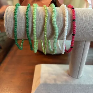 Watermelon Beaded Bracelet Stack