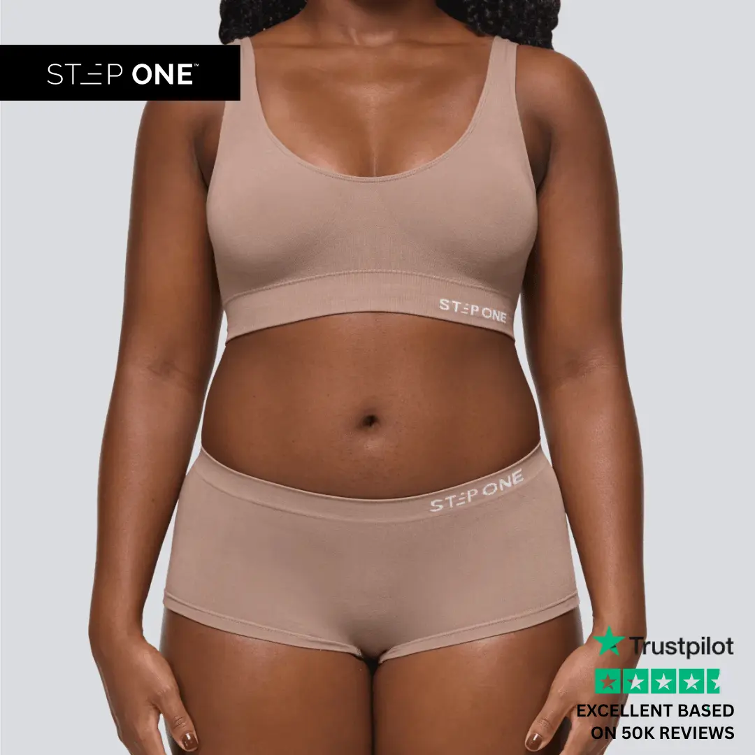 Women's Seamless Boyleg Underwear, Soft Bamboo Viscose Active Wear in Ash Brown Nude Tone, Breathable Second Skin Comfort, Corn Starch, Undies, Breathable Wear, Smoothfit, Sports & Outdoor Wear