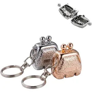 Mini Bag Folding Nail Clipper,Stainless Steel Concave Edge Nail Clipper With Key Chain, Portable Cute Nail Care Accessories for Home Travel Daily Use