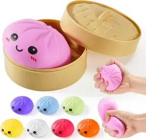 Dumpling Mystery Box – Quick rebound,Full of surprises, Colorful Soft Squeeze Stress Balls Fidget Sensory Toy, Decompression Gift for Kids Adults Squishy toy, Soft Sensory Squeeze Toy for Stress Relief