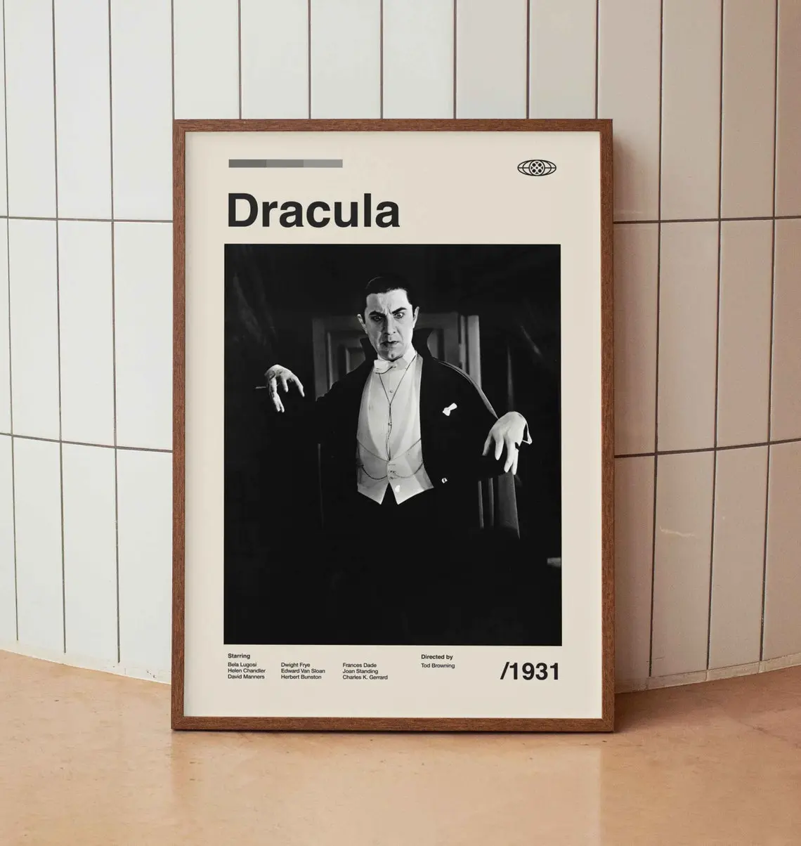 Dracula Poster Contemporary Wall Decor Modern Home Aesthetic Interior Decoration Print