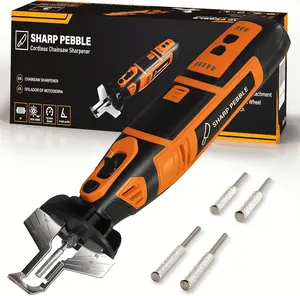 Sharp Pebble™ Cordless Electric Chainsaw Sharpener Kit
