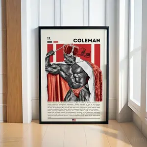 [Sale off up to 40%] Ronnie Coleman Bodybuilding Poster, Motivational Poster, Gym Decor, Fitness Poster, Man Cave Art, Gift For Him