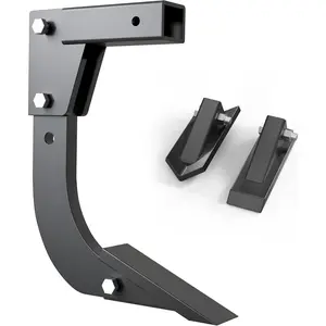 Hitch Mounted Ripper with 16" Rigid Drop Shank - Hitch Lawn Ripper, Adjustable Subsoiler Plow Fits 2" Receivers, Heavy Duty Trencher with Replaceable Teeth for Tractor, ATV, UTV