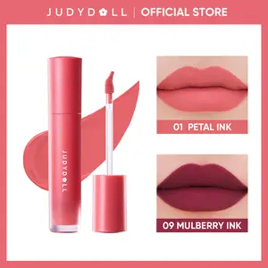 JUDYDOLL Silky Matte Lip Ink, Long-Lasting, Waterproof, Lipstick, Transfer-proof, Smudge-proof, Food-proof, Hydrating, Soft Velvet Matte, Smooth, Not Easy To Fade, Non-Stick Cup, Summervibes, Makeup, Cosmetic