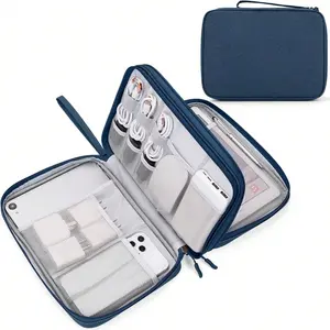 Canvas Tech Business Gadget Pack - 7.48" Portable Everyday Carry Sack for All Your Daily Electronics