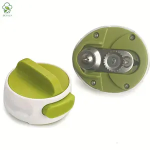 Effortless Can Opener - Bottle Opener - Durable & Rust-Resistant - Multifunctional Kitchen Tool, Portable & Easy to Use Compact Can Opener Easy Twist Release Portable Space-Saving Manual Stainless Steel
