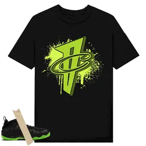 Penny 1 Cent Drip Graphic Tee, Foamposite One Black Volt Shirt, Shirt To Match sneaker Streetwear Graphic Shirt Men Women