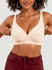 Jelly Bra,Jelly wireless bra,Jelly Push Up Full Coverage,Wireless Jelly Bralette, Comfort Seamless Bra jelly bras Bra wire  top sport uniboobless sportswear everyday bra comfort womens wear soft underwire plus size for women