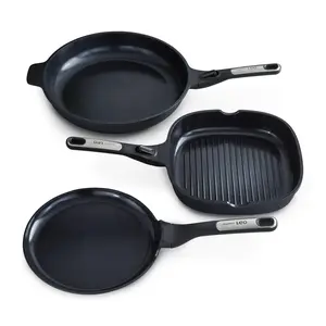 BergHOFF Phantom 3-Pc Nonstick Ceramic CookwareSet, Recycled