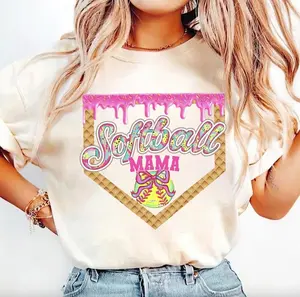 Sale Up To 70% -Softball Mama Drip T-Shirt, Softball Ice Cream Drip Shirt, Game Day Shirt, Softball Mom Dripping Shirt, Mama Sweatshirt, Sport Gifts, Womenswear Top
