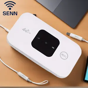 SENN Travel Abroad WiFi Savior - SIM Plug-in card wifiMini Design Avoid Roaming Fees, Use Local SIM in This Portable Hotspot for Whole Family Vacation