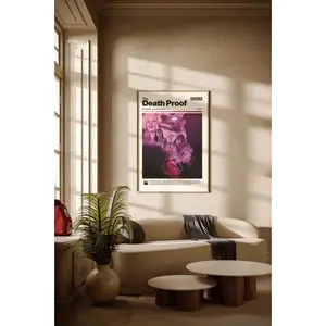 Death Proof print - Death Proof movie poster - Thriller, Quentin Tarantino movies prints - Cinema wall art decor - Movie collectibles