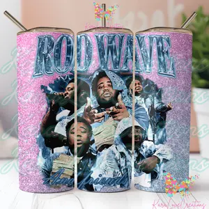 Pink Rod Wave Tumbler Bottle The last lap album new Drinkware Stainless Steel Beverage Water Bottles