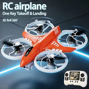 RC Quadcopter Drone with Stunt Light Features, Durable Crash-Resistant Toy Aircraft, Ideal for Outdoor Entertainment and Gifting Occasions