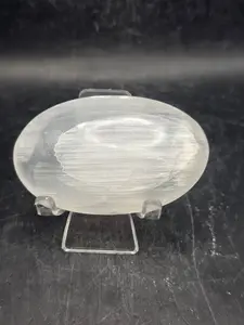 Selenite palm stone! 2.5 inches wide